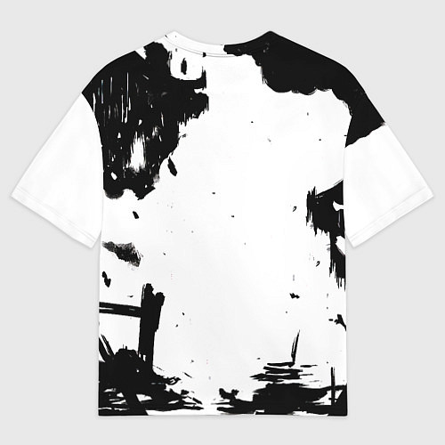 Женская футболка оверсайз Самурай С Ребёнком / 3D-принт – фото 2