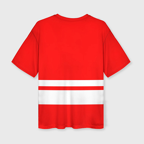 Женская футболка оверсайз Hockey - две волосы / 3D-принт – фото 2