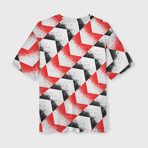 Женская футболка оверсайз Manchester United - Pre Match Top 202223 / 3D-принт – фото 2