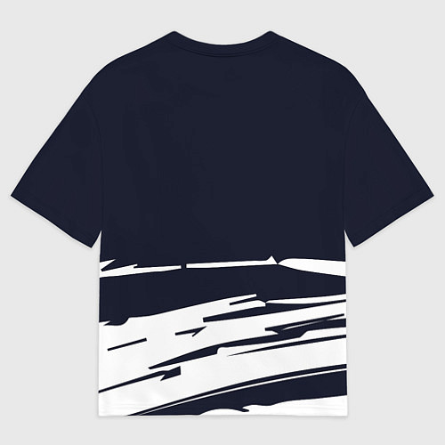 Женская футболка оверсайз Hollow knight - краска / 3D-принт – фото 2