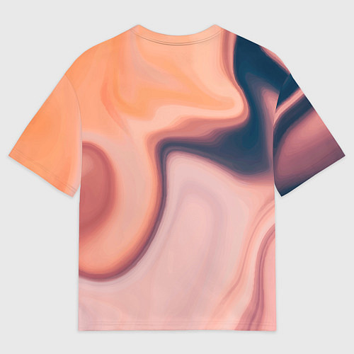 Женская футболка оверсайз Заяц-пилот / 3D-принт – фото 2