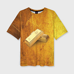 Женская футболка оверсайз The Gold