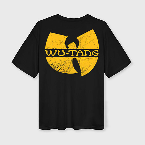 Женская футболка оверсайз Wu-Tang Clan paint / 3D-принт – фото 2