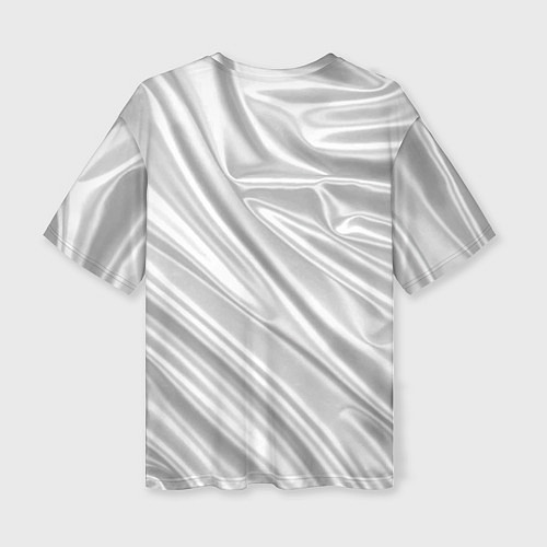 Женская футболка оверсайз Нечеловеческий вопль - складки ткани / 3D-принт – фото 2