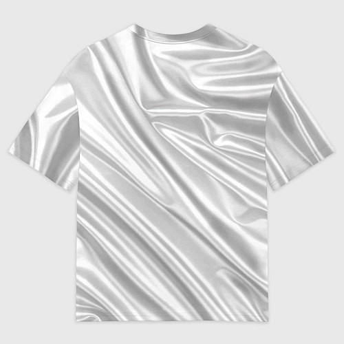 Женская футболка оверсайз Нечеловеческий вопль - складки ткани / 3D-принт – фото 2