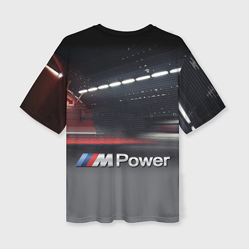 Женская футболка оверсайз BMW M 240 i Racing - Motorsport - M Power / 3D-принт – фото 2