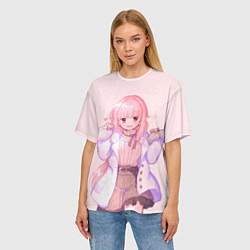 Футболка оверсайз женская Art Iroha Tamaki - Записи о магии Девочка-волшебни, цвет: 3D-принт — фото 2