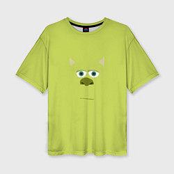 Женская футболка оверсайз Майк Салливан лицо