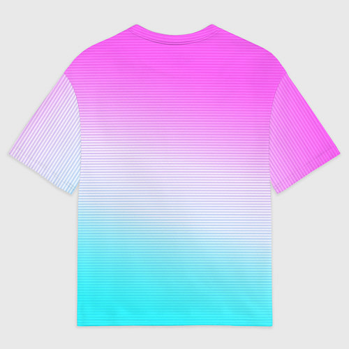 Женская футболка оверсайз Гачимучи Билли Херрингтон глитч / 3D-принт – фото 2