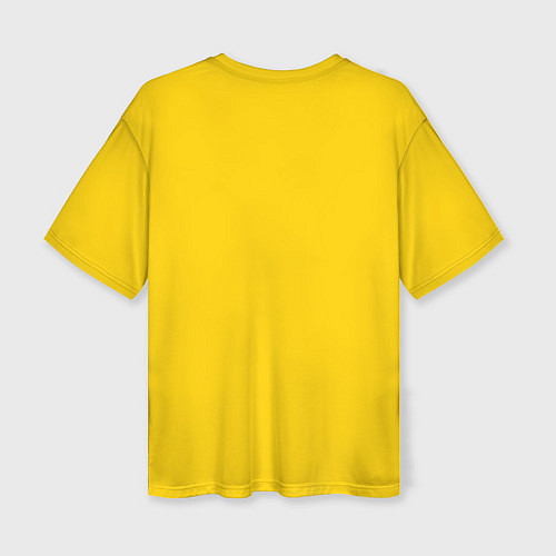 Женская футболка оверсайз Голодный енот с бургером / 3D-принт – фото 2