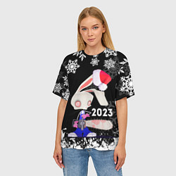 Футболка оверсайз женская Еще слишком рано спать ложиться, цвет: 3D-принт — фото 2