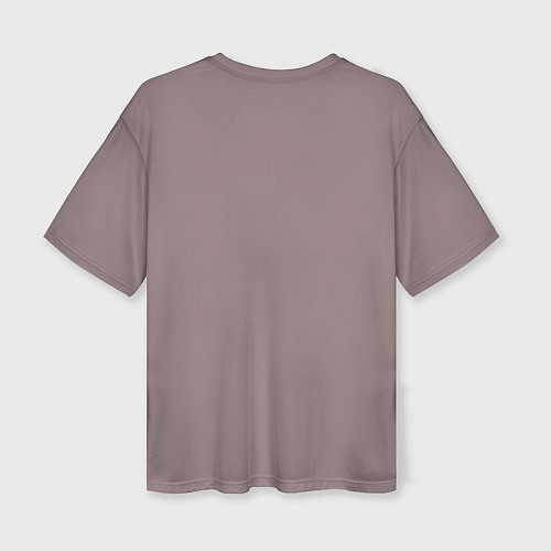Женская футболка оверсайз Уэнсдэй и Инид / 3D-принт – фото 2