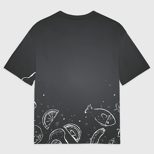 Женская футболка оверсайз Мама готовит вкуснее всех / 3D-принт – фото 2