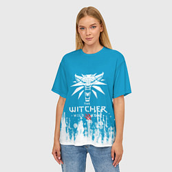 Футболка оверсайз женская The Witcher 3 Wild Hunt крутая, цвет: 3D-принт — фото 2