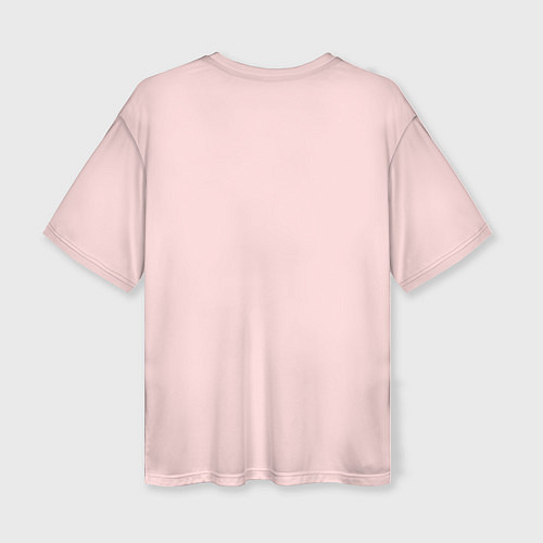 Женская футболка оверсайз Пухля / 3D-принт – фото 2