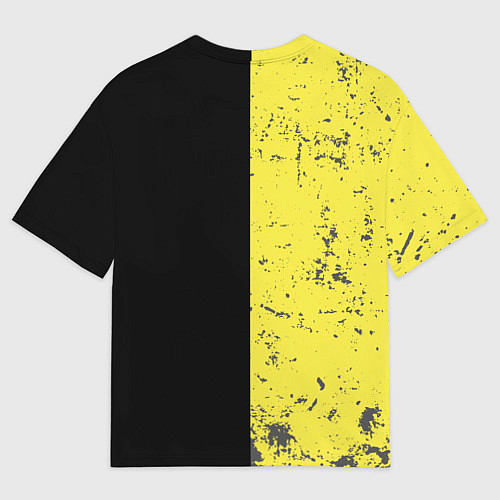 Женская футболка оверсайз Смайлик с улыбкой / 3D-принт – фото 2