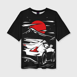 Женская футболка оверсайз Nissan 370Z