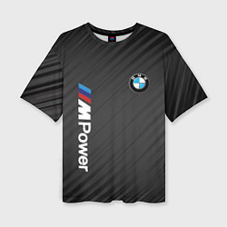 Женская футболка оверсайз BMW power m