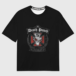 Футболка оверсайз женская Five Finger Death Punch legionary, цвет: 3D-принт