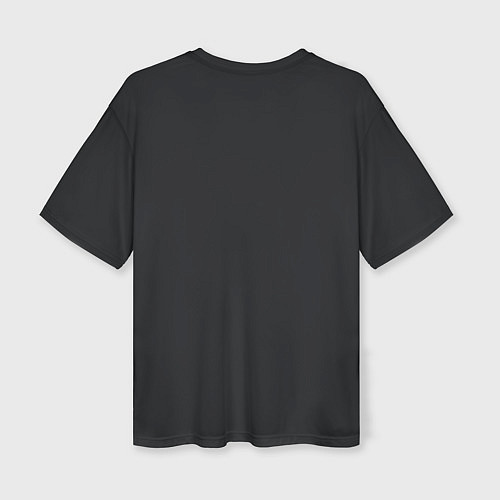 Женская футболка оверсайз Барт Симпсон зомби / 3D-принт – фото 2
