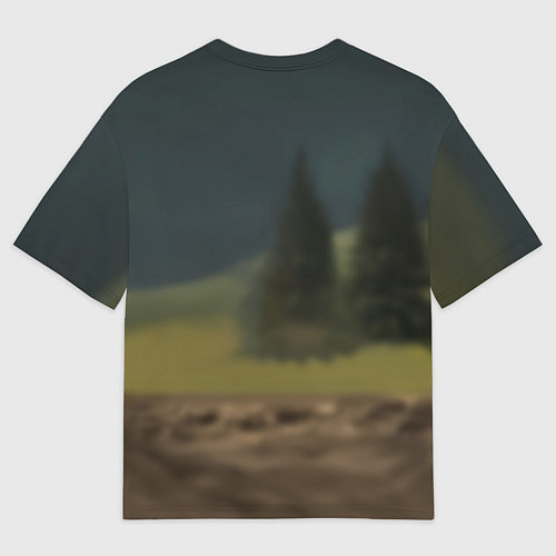 Женская футболка оверсайз Farming Simulator - Игрушечный желтый / 3D-принт – фото 2