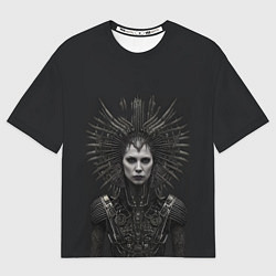 Женская футболка оверсайз Железная леди