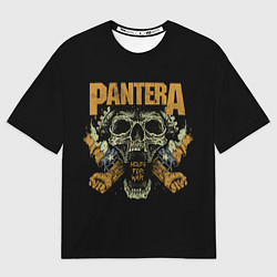 Женская футболка оверсайз Pantera - mouth for war