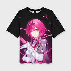 Футболка оверсайз женская Хонкай Стар Рейл: Кафка, цвет: 3D-принт