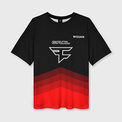 Женская футболка оверсайз Форма FaZe Clan