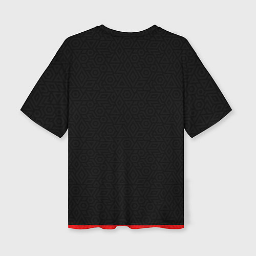 Женская футболка оверсайз Форма Астралис / 3D-принт – фото 2