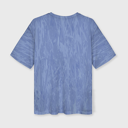 Женская футболка оверсайз Текстура лавандовый / 3D-принт – фото 2