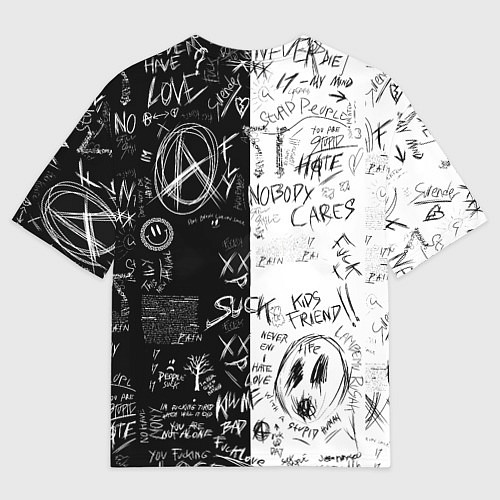 Женская футболка оверсайз Мицури Канроджи - Demon slayer / 3D-принт – фото 2