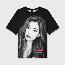 Женская футболка оверсайз Jennie Kim Blackpink