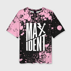 Женская футболка оверсайз Stray kids - pink maxident