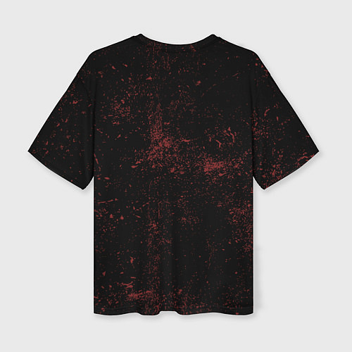Женская футболка оверсайз Cannibal Corpse art / 3D-принт – фото 2