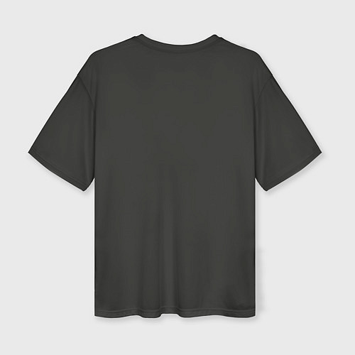 Женская футболка оверсайз Танкист / 3D-принт – фото 2