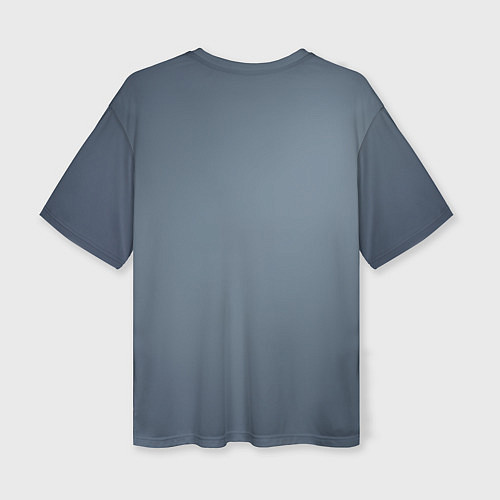Женская футболка оверсайз Мордочка маленького енота / 3D-принт – фото 2