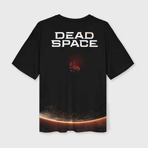 Женская футболка оверсайз Мертвый космос / 3D-принт – фото 2
