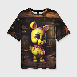 Женская футболка оверсайз Spring Bonnie Five Nights at Freddys