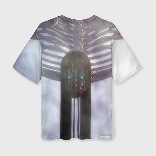 Женская футболка оверсайз Атака Титанов Eren Yaeger / 3D-принт – фото 2