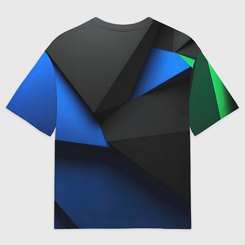 Женская футболка оверсайз CS GO standart abstract / 3D-принт – фото 2
