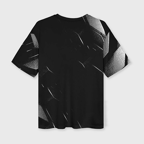 Женская футболка оверсайз Lexus - minimalism / 3D-принт – фото 2