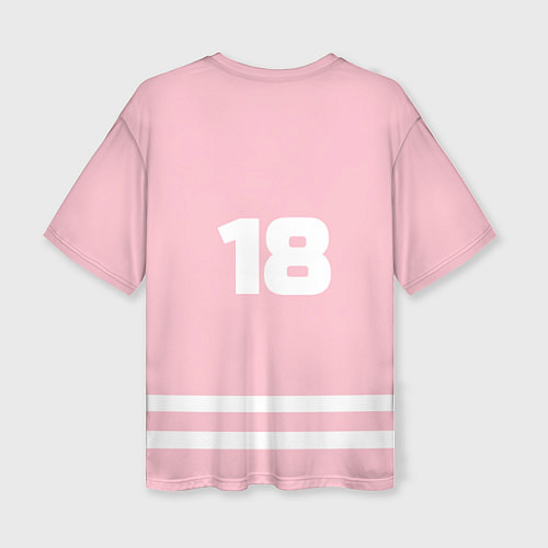 Женская футболка оверсайз Forever 18 / 3D-принт – фото 2