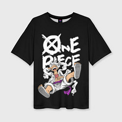 Женская футболка оверсайз One piece - gear 5 luffy