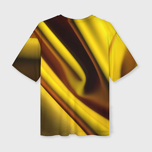 Женская футболка оверсайз Желтая футболка / 3D-принт – фото 2