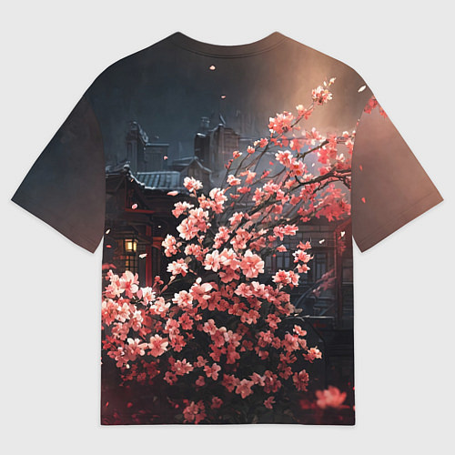 Женская футболка оверсайз Воительница в броне / 3D-принт – фото 2