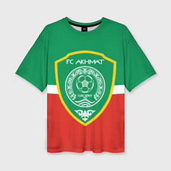 Женская футболка оверсайз ФК Ахмат - Чеченская Республика
