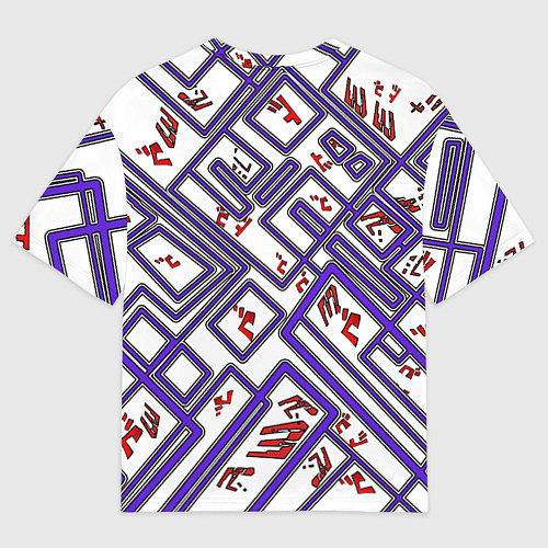 Женская футболка оверсайз Jojo theme / 3D-принт – фото 2