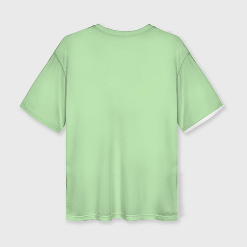 Женская футболка оверсайз День рождения капибары / 3D-принт – фото 2