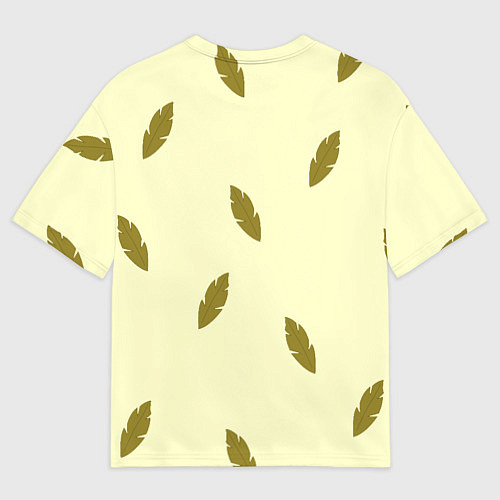 Женская футболка оверсайз Будь как капибара / 3D-принт – фото 2